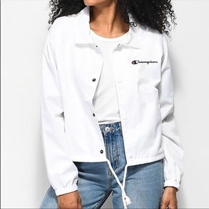 Champion windbreaker button up jacket
